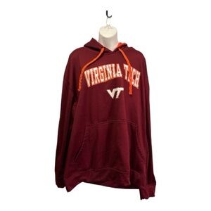 Virginia Tech Hokies Knights Apparel Burgundy Hoodie size 2XL
